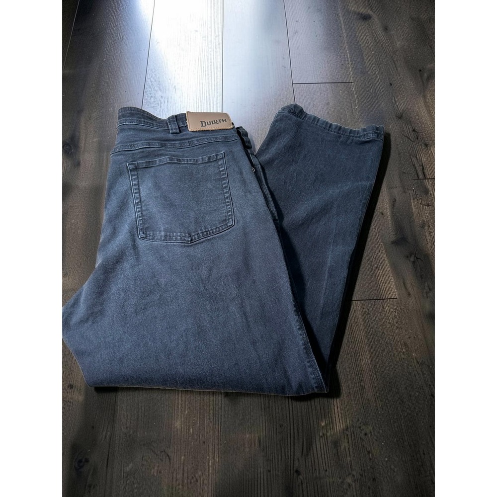 Duluth Trading Co Flex Fire Hose Relaxed Fit Work Pants Black Mens 36x30 - Picture 3 of 7